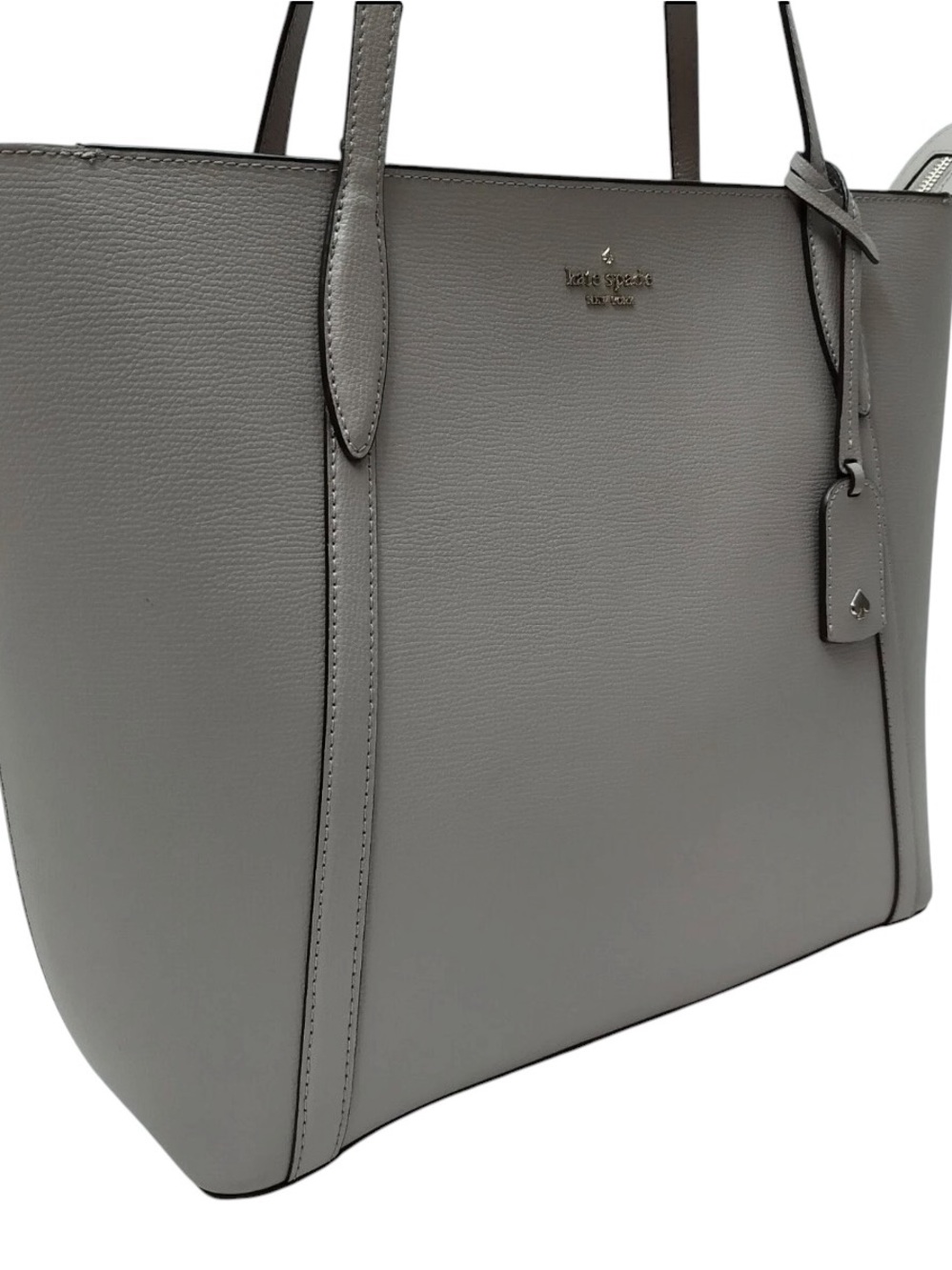 Kate Spade New York Cara Large Tote Warm Taupe Leather Bag EUC - Great Work Bag - Picture 5 of 14